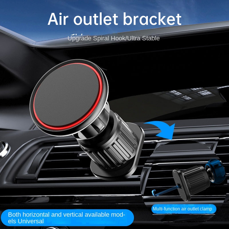 Magnetic Car Phone Holder Air Vent Clip Strong Magnetic Stable Anti-shake Car Navigation Bracket Magnetic Type
