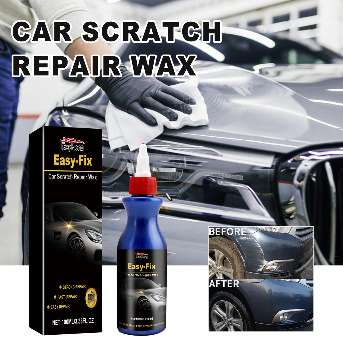 Car Scratch Repair Wax